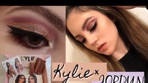 'KYLIE COSMETICS KYLIE X JORDYN COLLECTION REVIEW+TUTORIAL'