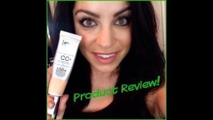 'IT COSMETICS CC+ Cream with SPF 50++  PRODUCT REVIEW'