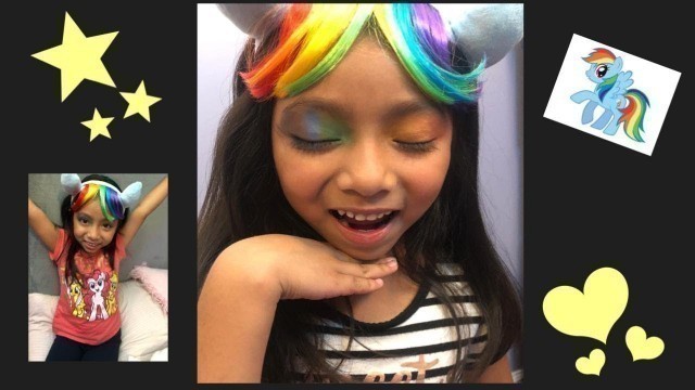 'EASY MY LITTLE PONY MAKEUP LOOK FOR KIDS!'