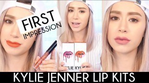 'KYLIE JENNER LIP KITS FIRST IMPRESSION POSSIE K AND 22'