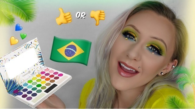 'TAKE ME BACK TO BRAZIL PALETTE FIRST IMPRESSIONS - BH Cosmetics... WOW