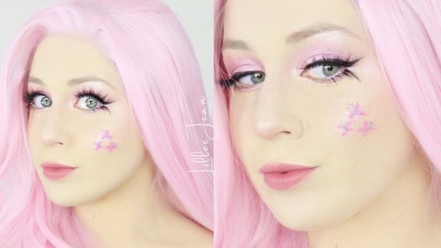 'FLUTTERSHY My Little Pony Cosplay Makeup Tutorial Halloween 2020 | Equestria Girls | Lillee Jean'