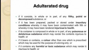 'defination Drug and Cosmetic Act, 1940 & Rules 1945?'