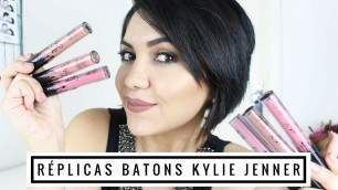 'Original vs Réplica | Batons Kylie Jenner'