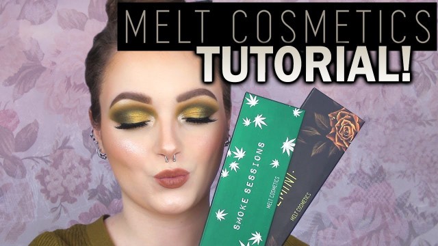 'MELT COSMETICS SMOKE SESSIONS AND GEMINI PALETTE TUTORIAL'