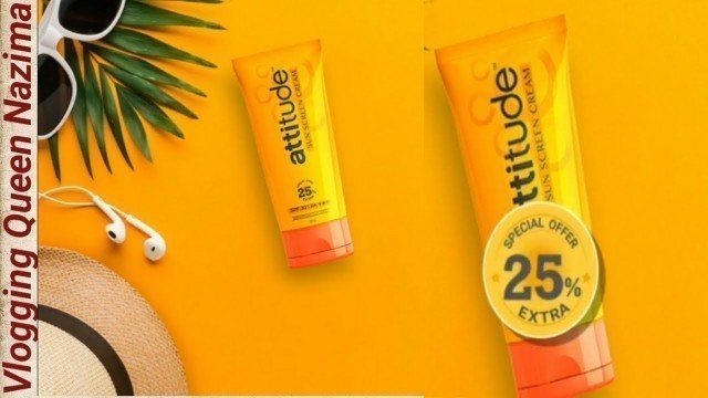 'Best ATTITUDE Sun Screen Cream from AMWAY #Short |#VloggingQueenNazima'