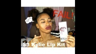 '$3 Fake Kylie Cosmetics Lip Kit (Aliexpress )'