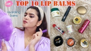 'Top 10 Lip balms in India | Get rid of Dried/ Chapped lips | Best Lip Balms available in India |'