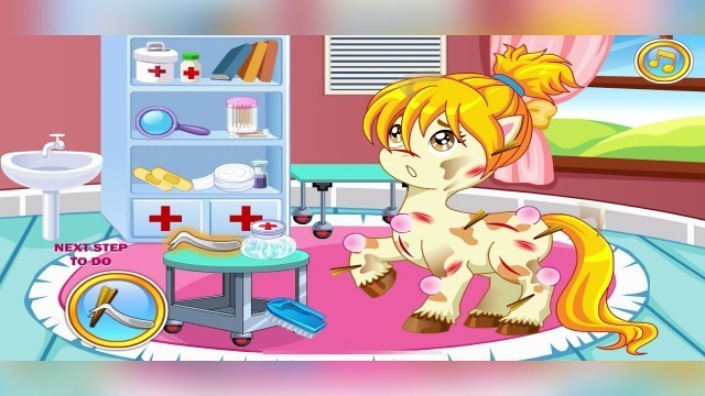 'Pony Doctor Game - Pony Makeup - Dress Up Style - Hair Salon Makeover - Kids Game'