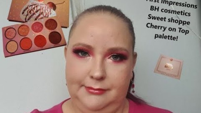 'First impressions BH cosmetics Sweet Shoppe, Cherry on Top! Swatches!'