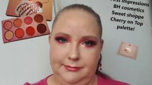 'First impressions BH cosmetics Sweet Shoppe, Cherry on Top! Swatches!'