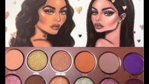 'Kylie Cosmetics - Preview of New Kylie X Jordyn Eyeshadow Palette + Swatches | MAKEUP ADDICTED'