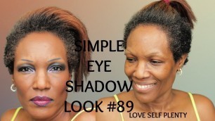 'HOODED EYES MAKEUP | MAKEUP FOR HOODED EYES | BH COSMETICS EYE SHADOW | SIMPLE EYE SHADOW LOOK #89'