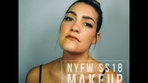 'NYFW Inspired Makeup Tutorial - Jason WU Show SS18'