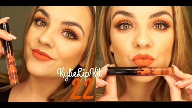 'KYLIE LIP KIT \"22\" + MORPHE 35O PALETTE || MONOCHROMATIC GRWM'