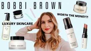 'THE BEST BOBBI BROWN SKINCARE 2020 | Water fresh cream, cleansing oil, extra eye repair cream & more'