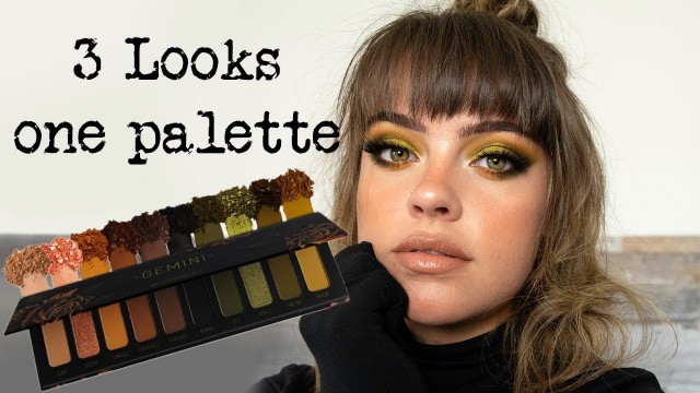 'MELT GEMINI PALETTE | 3 looks one palette | Julia Adams'