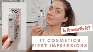 'IT COSMETICS CC CREAM FIRST IMPRESSIONS'