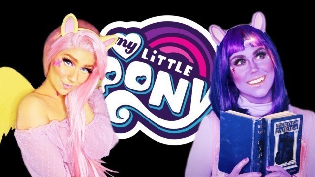 'My Little Pony: Friendship Is Magic Makeup Transformation- TWILIGHT SPARKLE & FLUTTERSHY!'