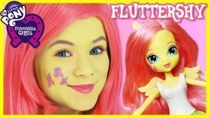 'My Little Pony Fluttershy Makeup Tutorial! Equestria Girl Doll Cosplay | Kittiesmama'