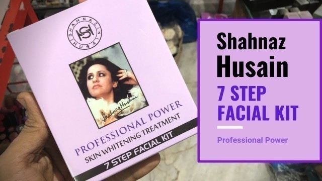 'Shahnaz Husain 7 Step Facial kit Review'