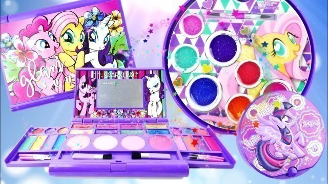 'New My Little Pony Lip Gloss Set Makeup Palette Dressup for Girls'