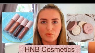 'Quick Light Everyday Make up Look - using Hnb cosmetics products, soft loose powder and lipgloss'