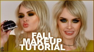 'MOSSY GREEN FALL MAKEUP TUTORIAL'