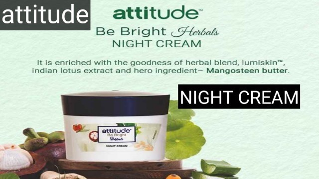 'Amway Attitude Be Bright Herbals Night Cream'