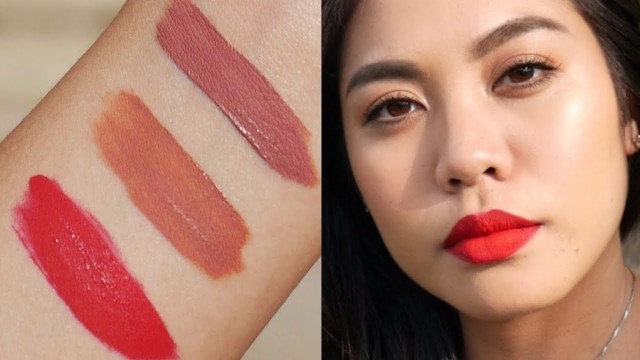 'CARELINE Matte Liquid Lipstick Swatches | LIPSTICK LOOKBOOK'