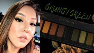 'Grungy Green Eye Look w/ Gemini Palette'