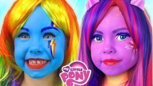 'Kids Makeup My Little Pony with Colors Paints For Kids Alisa Pretend Play with Doll Collection'