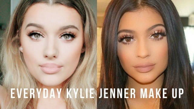 'Everyday Kylie Jenner Inspired Make up tutorial! | Rachel Leary'