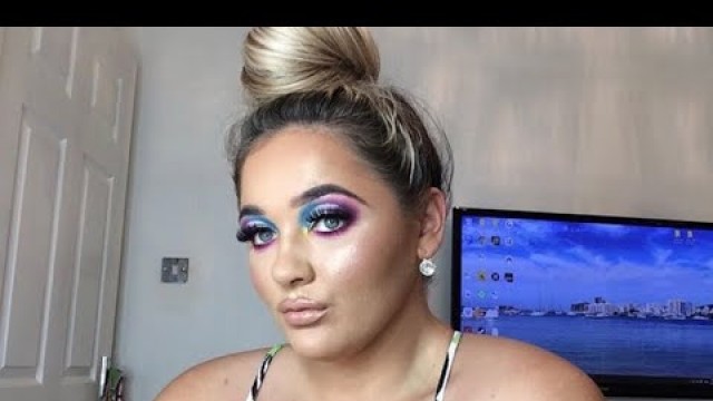 'COLOURFUL LOOK USING HNB DARE TO BE DIFFERENT PALETTE - DEMI LEE BECKETT'