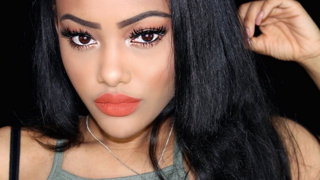 'Bronze Glam Makeup Tutorial | Kylie Lip Kit 22 | Kaylah Arnae ♡'