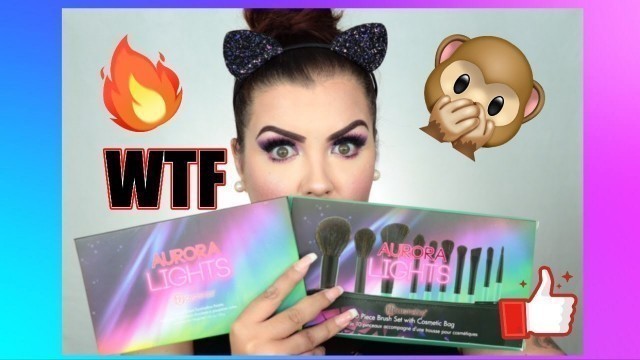 'Bhcosmetics Aurora Lights Palette+Pinsel Try on Haul+ Fazit'