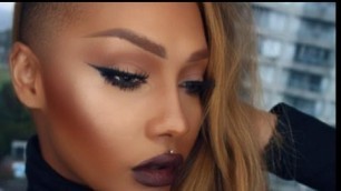 'FALL KYLIE JENNER INSPIRED DARK LIP AND WINGED LINER - SONJDRADELUXE'