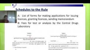 'Schedules in drug and cosmetic act|Schedules to the rules|Pharmaceutical jurisprudence|sch.A,B and c'