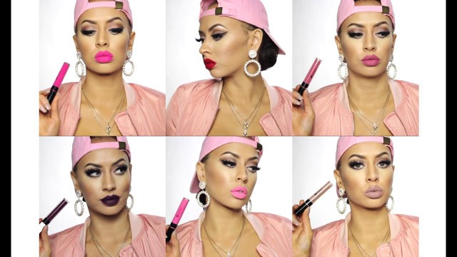 'Barbie On A Budget: BH Cosmetics Liquid Lipsticks Swatches!'