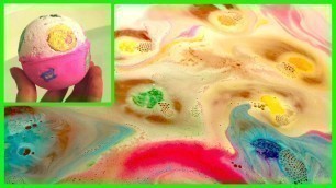 'Luxury Lush Pud Bath Bomb Demo LUSH COSMETICS | Candyelion'