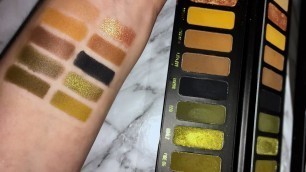 'Melt Cosmetics GEMINI Palette Swatches'