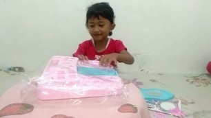 'Unboxing Mainan Baru, My Little Pony Girl Cosmetics Toys !! Kado Ulang Tahun Kakak Nada'