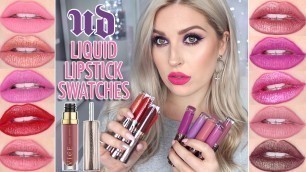 'Urban Decay VICE Liquid Lipstick Swatches 