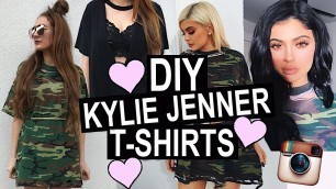 'DIY Kylie Jenner Inspired T-Shirts'