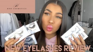 'HNB COSMETICS EYELASH REVIEW SPRING 2020 COLLECTION | Katherine Isabelle'