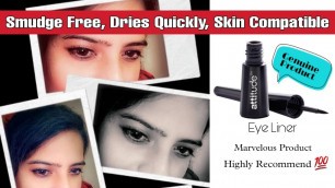 'Amway Attitude- Best Eyeliner Review in Hindi'