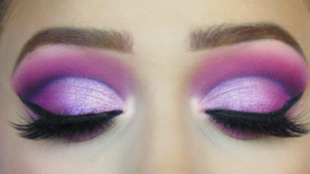 'Pinky Purple Cut Crease Ft Bh Cosmetics Palettes | JustJasmine24'