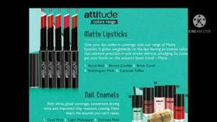 'Amway Attitude #new #nailpolish and #lipsticks #shades'