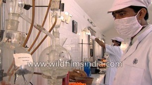 'Making of Shahnaz beauty products at Shahnaz Herbal Farm in India'