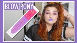 'Blow Pony Lipstick Review | Jeffree Star Single Lipstick Review | Cerise1307 |'